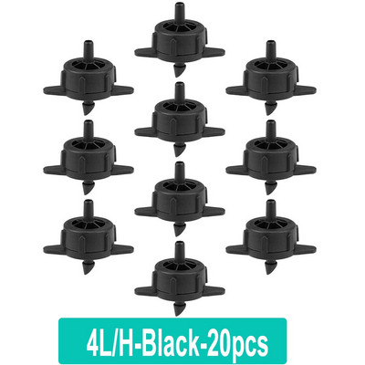 200-20 τεμ. 2L/4L/8L/H Αντιστάθμιση πίεσης Dripper Auto Micro Irrigation Σύστημα Ποτίσματος Fitting Irrigation Drop Drip Nozzle