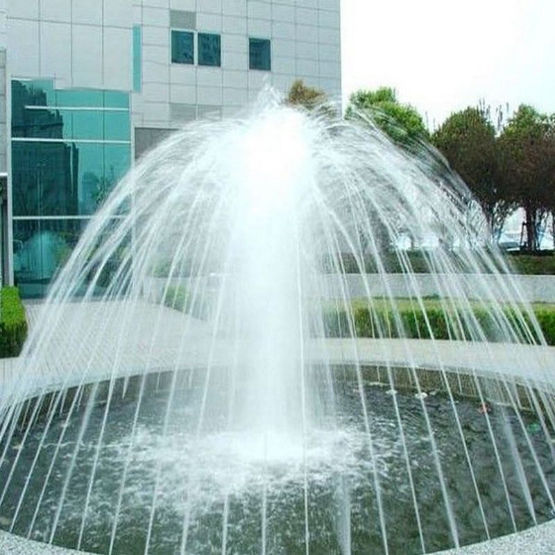 1/2`` 3/4`` 1`` Мъжка женска месингова завеса Дюза за фонтан с клапан Посока на изхода на водата Регулируема декорация Струйна пръскачка