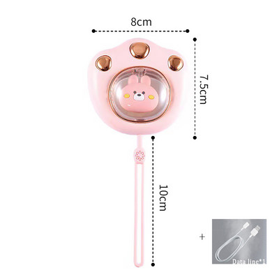 Φορητός ηλεκτρονικός θερμαντήρας χεριών Mini USB Cat Claw Θερμαινόμενο Εργαλείο Χεριού Αυτοθερμαινόμενο Hot Pack Outdoor Travel Bank Power Bank