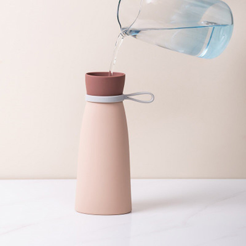 JO LIFE Силиконова бутилка за топла вода за ръце Микровълнова печка за отопление Macaron Преносими торбички за гореща вода за ръце и крака