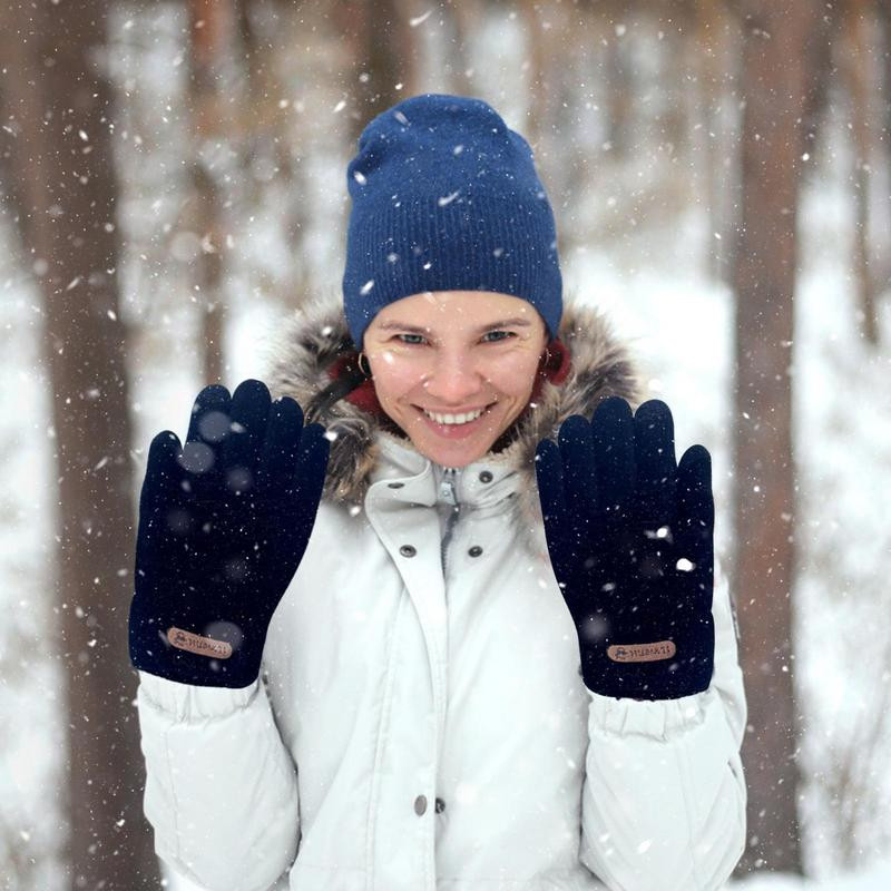 Зимни отопляеми ръкавици за езда USB зареждане Топли ръкавици за дейности на открито Ветроустойчива ръкавица Преносима нагревател за ръце