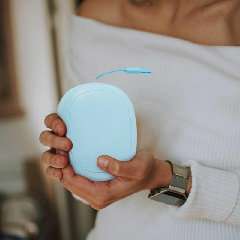 1200 mAh mini mielas LED ekranas, rankų šildytuvas, nešiojamas 3 greičių rankų šildymo įrankis žiemai