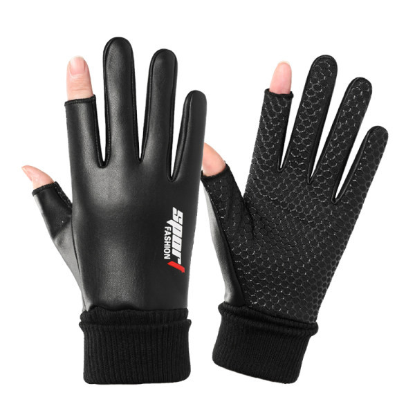 Спортни мъжки ръкавици от еко кожа