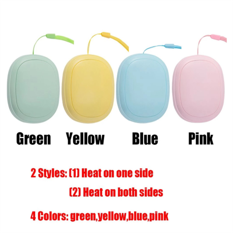 Зимен нагревател USB акумулаторен инструмент за затопляне за дома и на открито Преносим мобилен захранващ мини електрически нагревател за ръце