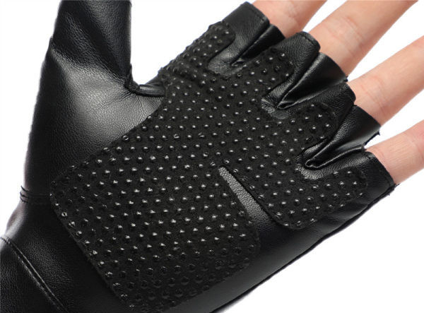 Мъжки ръкавици от еко кожа -с надпис