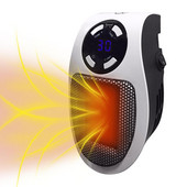 50w Space Heater - Home Heaters Θερμοσίφωνα τοίχου Έξοδος τοίχου Electric Space Heater Small Plug-In Heating with thermostat timer and