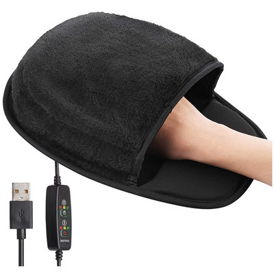 Flannel Θερμαινόμενο Mouse Pad USB Hot Sale Νέο Winter Hand Warmer Mousepad για φορητούς υπολογιστές Αξεσουάρ Gaming Pads για ποντίκια