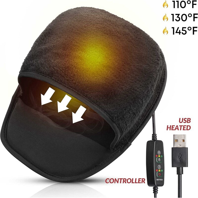 Фланелена отопляема подложка за мишка USB Гореща разпродажба Нова зимна топла за ръце подложка за мишка за компютър, лаптоп, подложка за мишка Аксесоари за игри