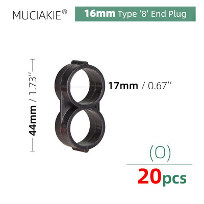 MUCIAKIE 16 20 25mm Σωλήνες σύνδεσης νερού ίσος προσαρμογέας ζεύξης Ebow Tee βύσμα σταγόνας Αγκαθωτά εξαρτήματα άρδευσης 1/2 3/4``