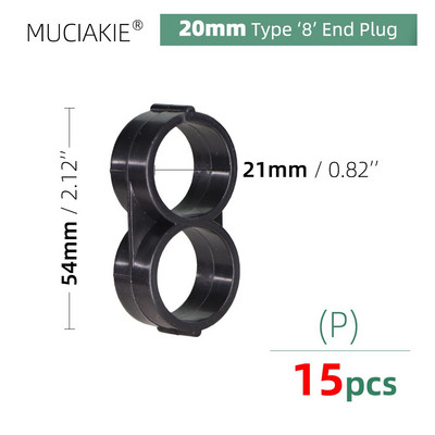 MUCIAKIE 16 20 25mm Σωλήνες σύνδεσης νερού ίσος προσαρμογέας ζεύξης Ebow Tee βύσμα σταγόνας Αγκαθωτά εξαρτήματα άρδευσης 1/2 3/4``