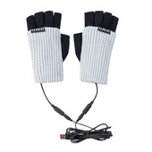 Πλέξιμο USB θερμαινόμενα γάντια Winterless Unisex Hand Warmer Cute διπλό ηλεκτρικό θερμαντήρα χεριών