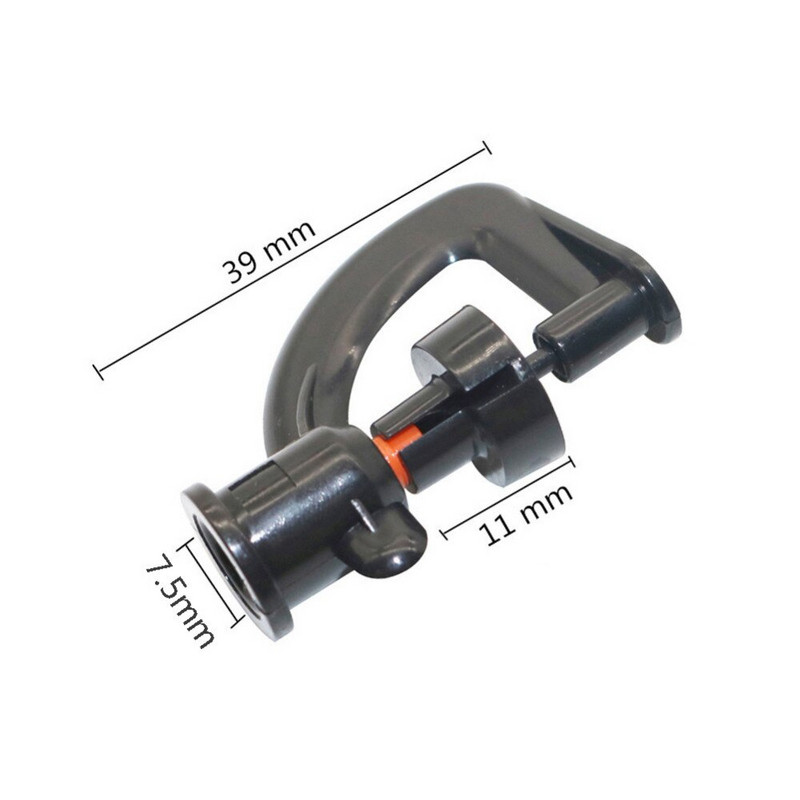 200 tk 7,5 mm pihustamise murdumisotsikud 360 kraadi kastmise tolmueemalduspihusti aia kastmisvihmutite otsik