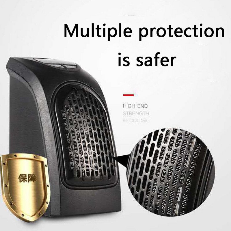 Електрически нагревател за стая Бързо отопление Преносим мини нагревател Зимен топъл Дистанционно управление 220V Стенен вентилатор нагревател Топъл за офис дом