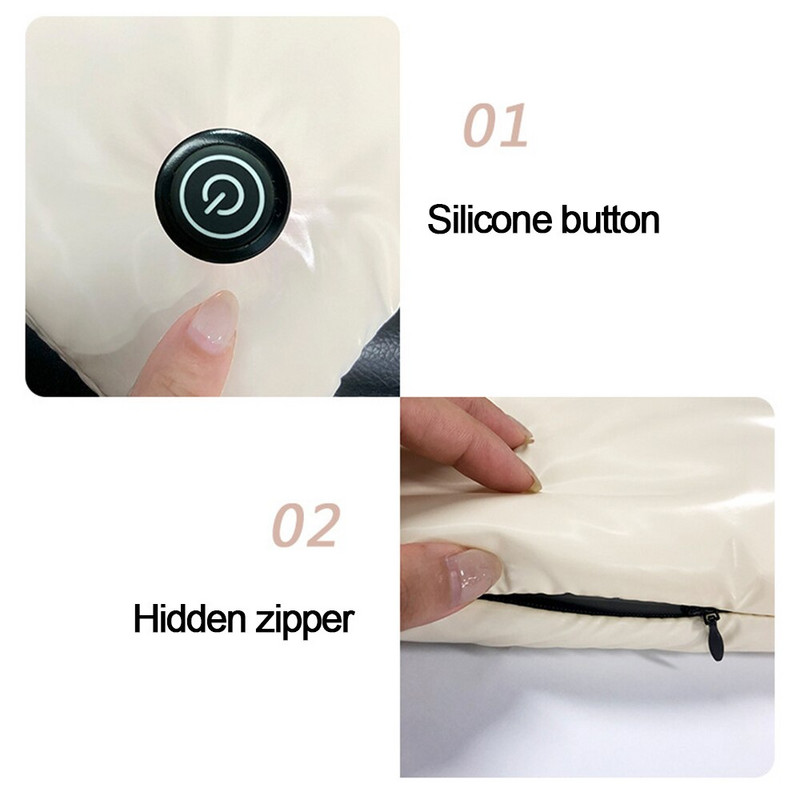 Затопляне за ръце Акумулаторна USB чанта с регулируема температура Гореща чанта Графенова топлина Топла подложка Зимна електрическа нагревателна чанта Бързо загряваща топла