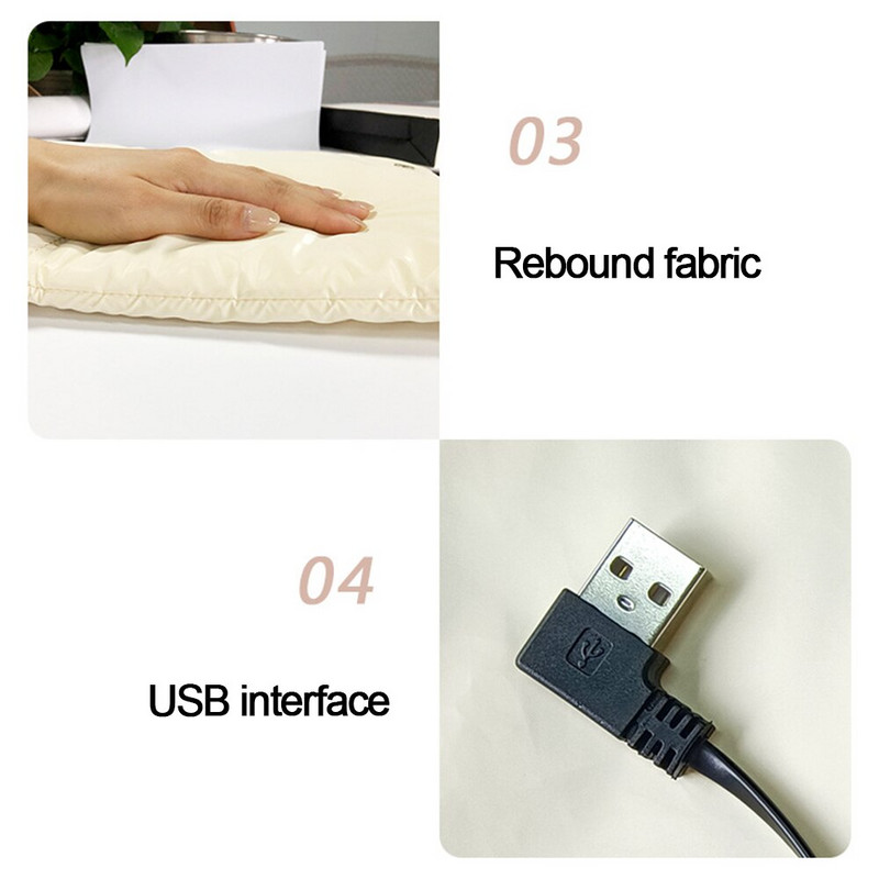 Затопляне за ръце Акумулаторна USB чанта с регулируема температура Гореща чанта Графенова топлина Топла подложка Зимна електрическа нагревателна чанта Бързо загряваща топла