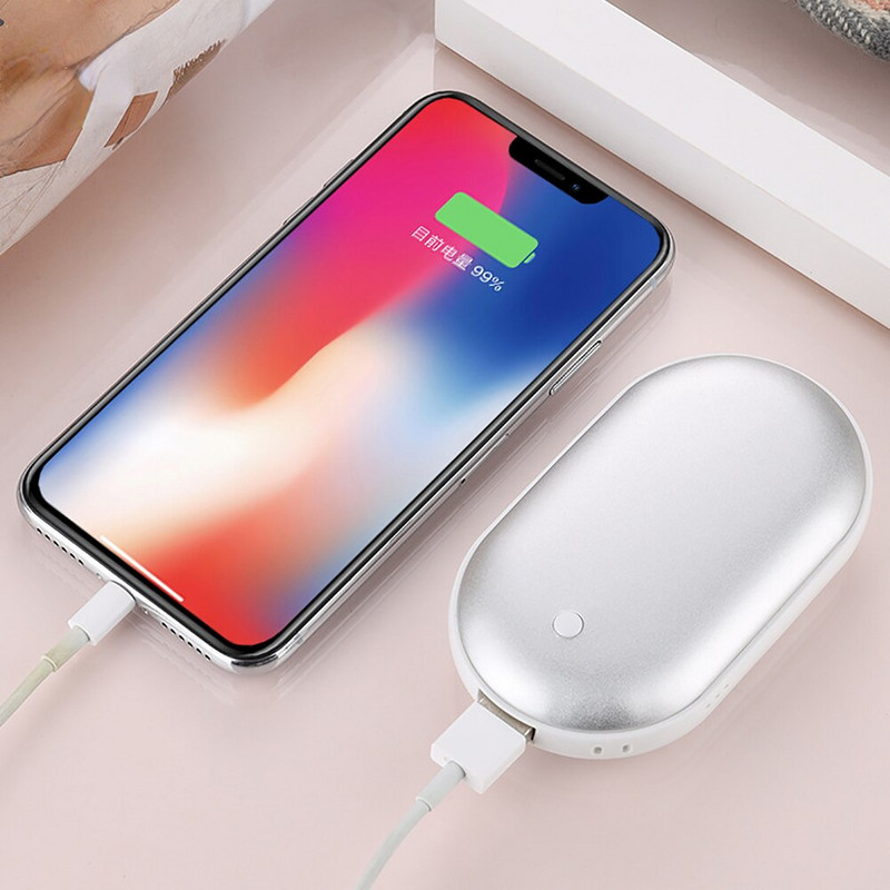 Мини нагреватели за ръце Акумулаторни, електрически нагреватели за ръце Многократно използваем преносим USB нагревател Батерия Горещ джобен нагревател Топлинни нагреватели за ръце