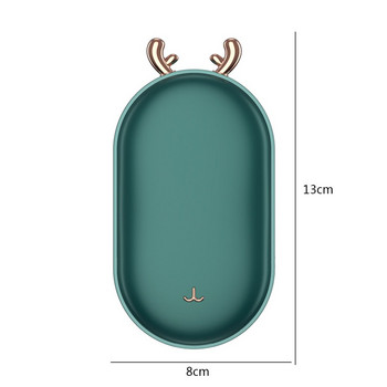 Χειμερινός μίνι ηλεκτρικός θερμαντήρας φορητός θερμαντήρας χεριών USB Τηλέφωνο Power Bank για κορίτσια Θερμοσίφωνες τσέπης Επαναφορτιζόμενος θερμαντήρας χειρός