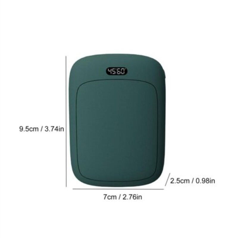 Зимен преносим мини USB нагревател за ръце Акумулаторен джобен мобилен нагревател за ръце 4000mAh Двустранно бързо загряване