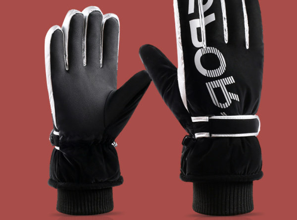 Зимни мъжки ръкавици с надпис