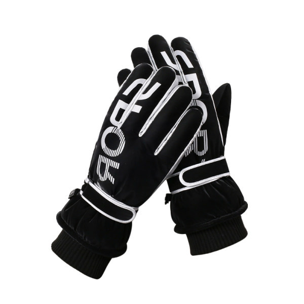 Зимни мъжки ръкавици с надпис