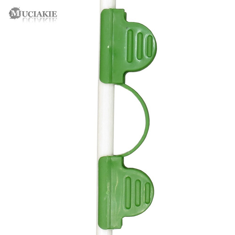 MUCIAKIE 10PCS 80LPH рефракционна дюза на 50cm кол микроспринклерен възел с глава кол тръба кол от фибростъкло