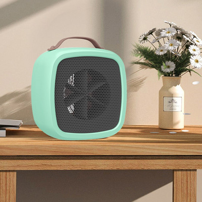 Μίνι ηλεκτρικός θερμαντήρας 500w Φορητός επιτραπέζιος ανεμιστήρας Θέρμανση Ανεμιστήρας ζεστού αέρα Θερμότερη μηχανή οικιακού γραφείου Ανεμιστήρες θέρμανσης για το χειμώνα