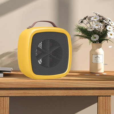 Μίνι ηλεκτρικός θερμαντήρας 500w Φορητός επιτραπέζιος ανεμιστήρας Θέρμανση Ανεμιστήρας ζεστού αέρα Θερμότερη μηχανή οικιακού γραφείου Ανεμιστήρες θέρμανσης για το χειμώνα