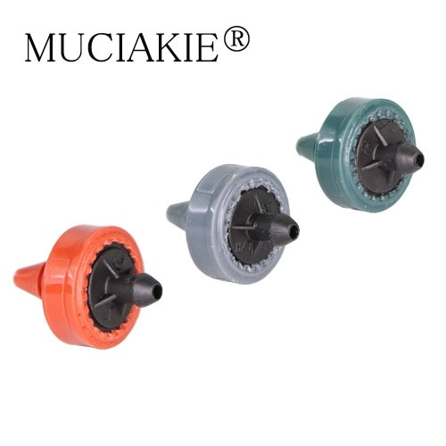 50-1000PCS 2L 4L 8L/H Емитер с компенсация на налягането Регулатор за компенсиране на градинските капки Напояване с постоянен поток 1/4` маркуч Капкообразуватели