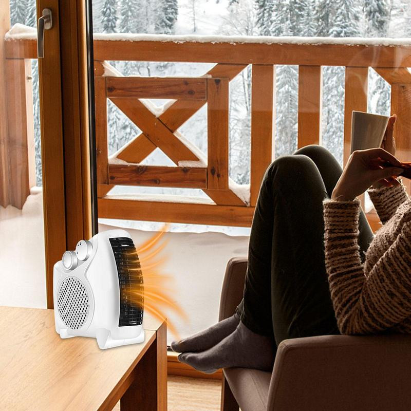 Електрически нагревател с вентилатор за домашен настолен компютър Отопление на стая Домакински нагревател Преносим нагревател Машина за затопляне на ръце