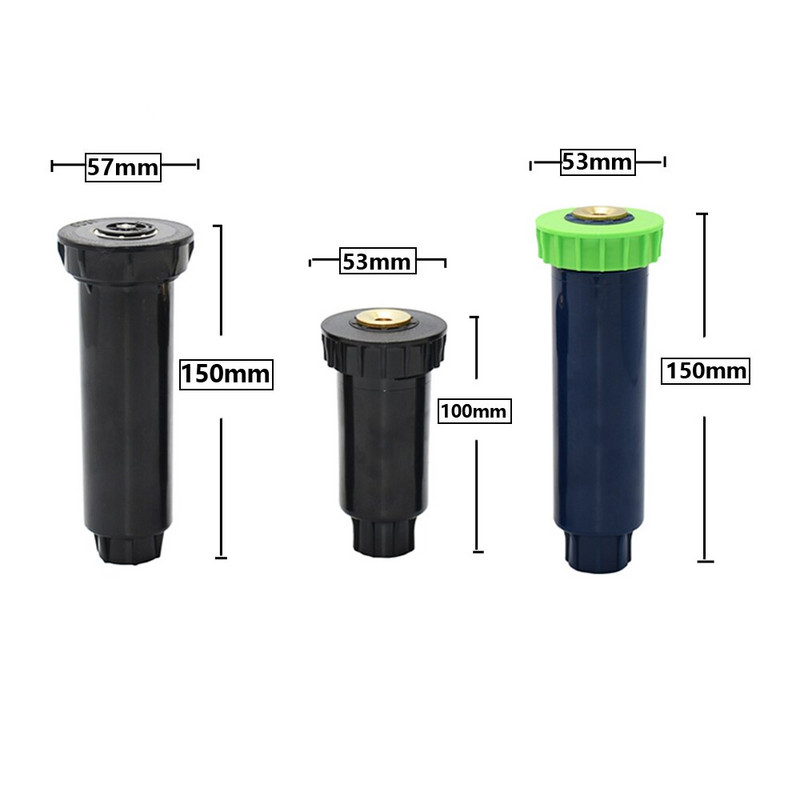 1/2-инчова вътрешна резба 90 180 360 градуса Озеленяване Изскачащи спринклери Градинска вода Напоителна предавка Задвижващи дюзи за пръскане 1 бр.