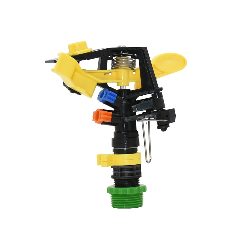 Въртящи се на 360 градуса пръскачки Рокерна дюза регулируема селскостопанска пръскачка накрайник за морава за 1/2 3/4" резба 1 бр.