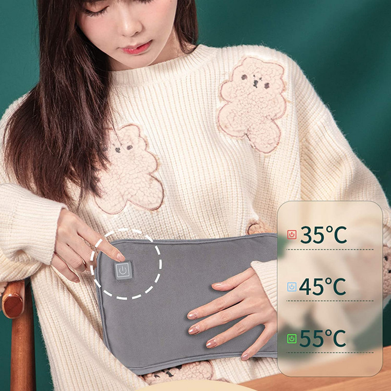 USB акумулаторна чанта за топла вода, нагревател за ръце, регулируема температура, графенова топлина, зимни топли преносими ръкавици, подложка, нагревателна чанта