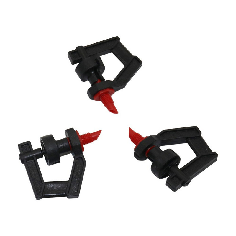 100 бр. Refract G тип Въртяща се дюза 360-градусова рефракция Напоителни пръскачки Напояване на градината Напръскани фитинги