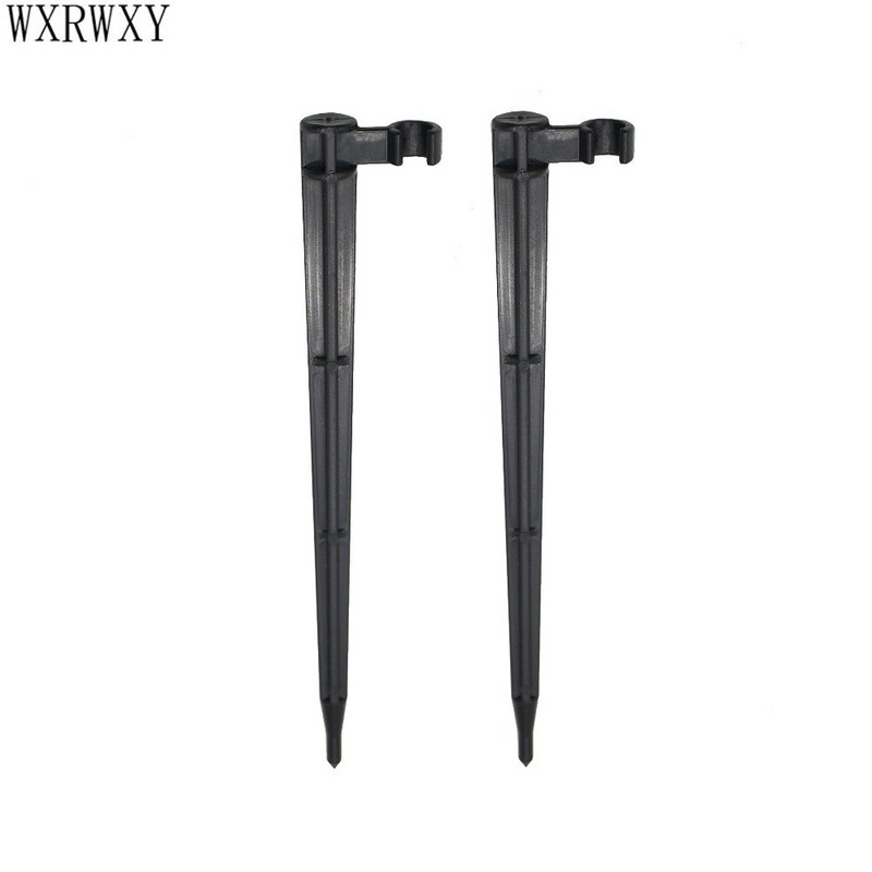 1/4" вертикален държач за градински маркуч 4/7 скоба за маркуч Пластмасов държач за фиксирани стебла Аксесоари за система за капково напояване 10 бр.