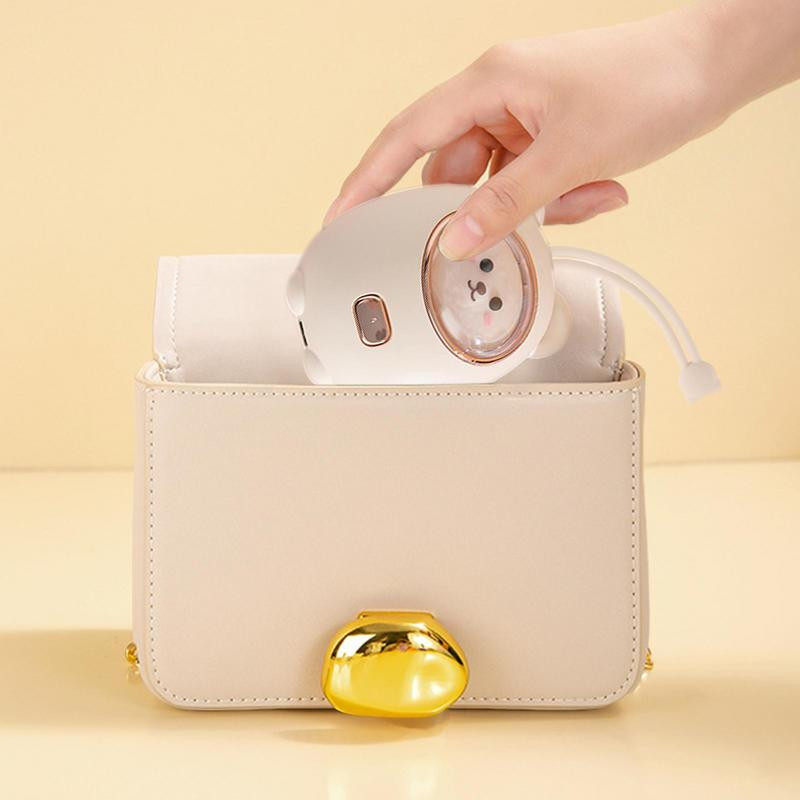 Акумулаторна нагревател за ръце 2400mAh USB акумулаторна нагревател за ръце Бързо загряваща RGB светлина Нагревателна подложка за къмпинг Пазаруване Офис