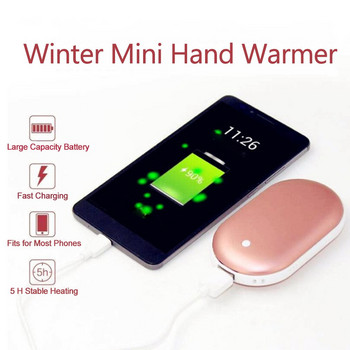 2400 mAh Χειμερινός μίνι θερμαντήρας χεριών Θέρμανση USB Επαναφορτιζόμενος εύχρηστος θερμαντήρας Ηλεκτρικός θερμαντήρας τσέπης Mini Cartoon