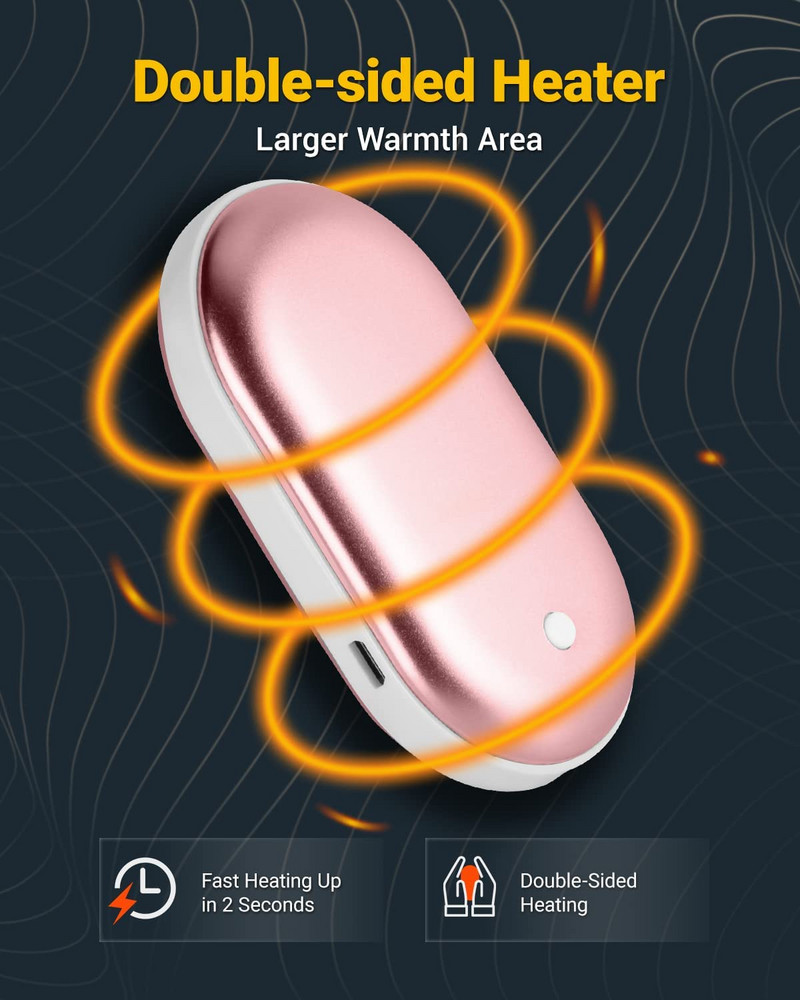 5200mAh Електрически нагревател за ръце USB акумулаторна зимна мобилна зарядна банка Мини електрически нагревател Топли инструменти за зимно отопление