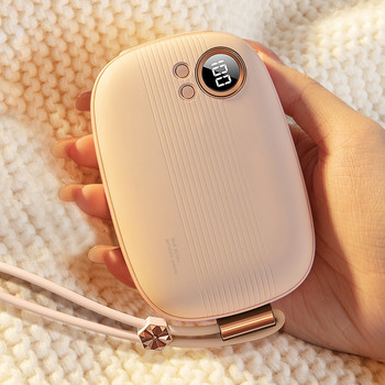 За Xiaomi Mini Hand Warmer 10000mAh Winter Hand Warmer Pocket Travel Fast Heating USB Акумулаторна домакинска външна удобна топла