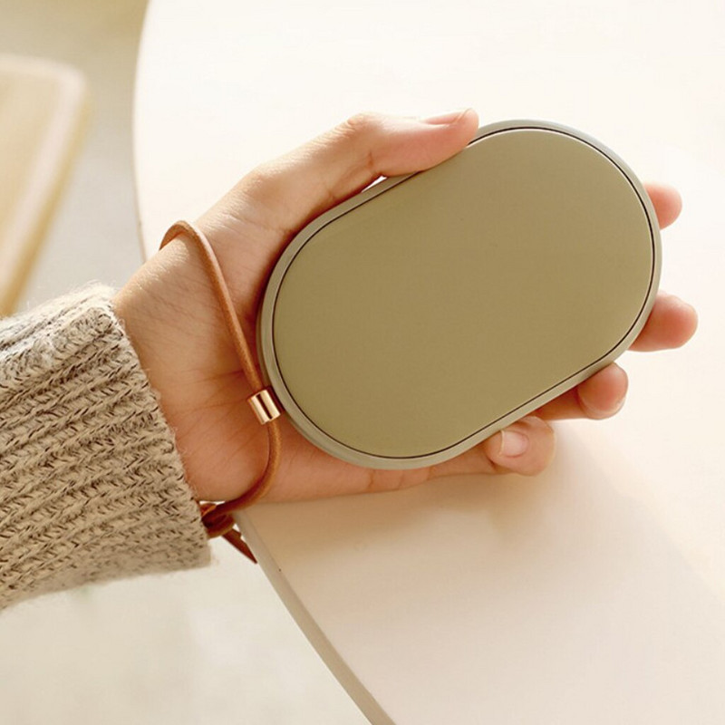 Нагревател за ръце Power Bank Електрически преносим 2 в 1 Type-C USB акумулаторен 5000mAh нагревател за ръце за телефон Коледен подарък Приятели