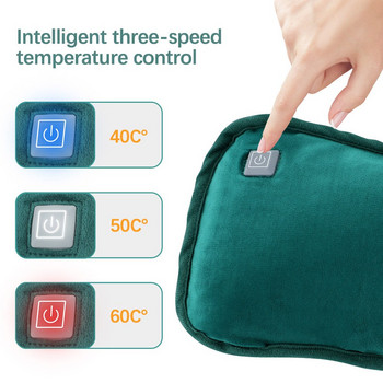 Интелигентен USB нагревател за ръце Стил на зареждане Мини топла чанта Графеново отопление Безопасна топла ръчна чанта Стил на ръкавици Есен/Зима Термични продукти