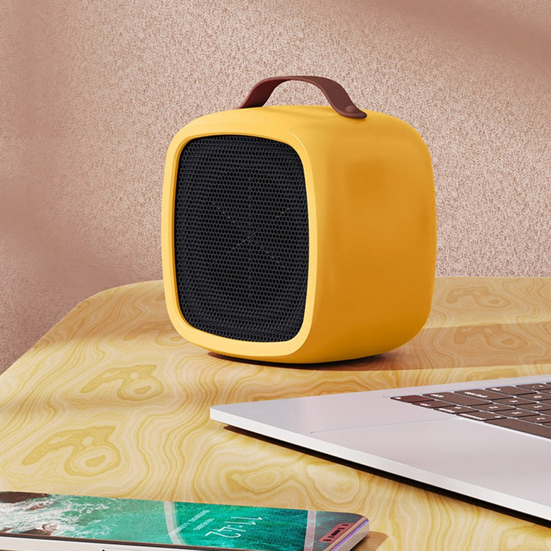 Електрически нагревател с вентилатор Преносим настолен нагревател Автоматична термостатна машина за автомобил Домашен офис Мини нагревател