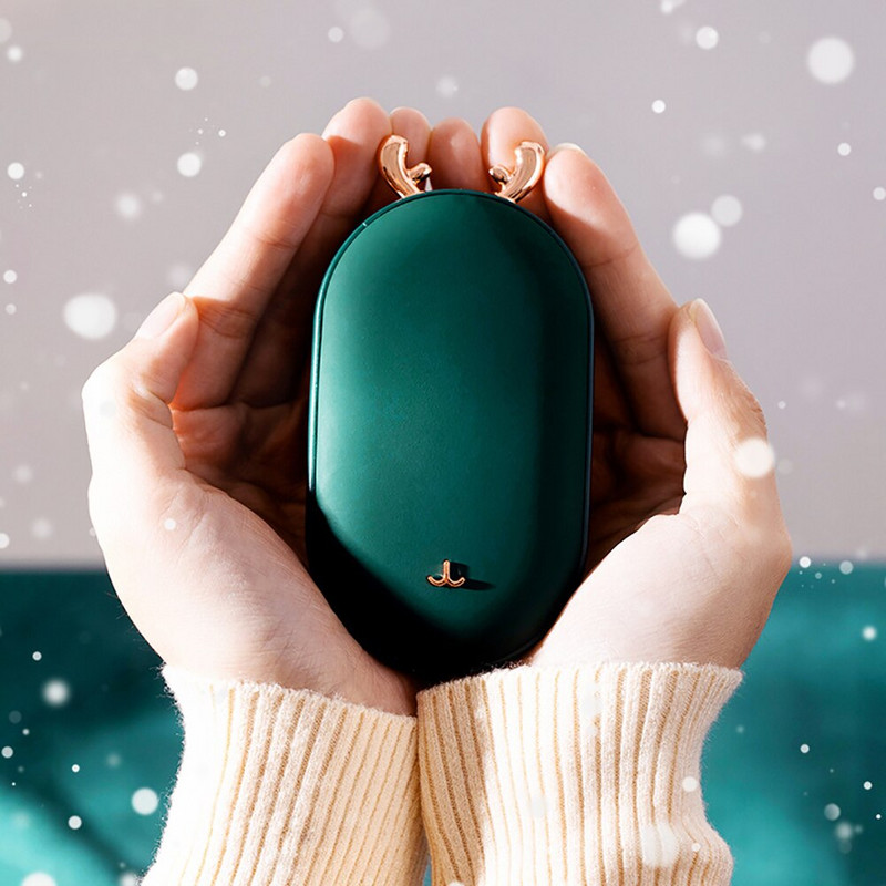 Hand Warmer Power Bank 5200/10000mAh USB Rechargeable 2022 New Astronaut Handwarmer Portable Charging Treasure Коледни подаръци