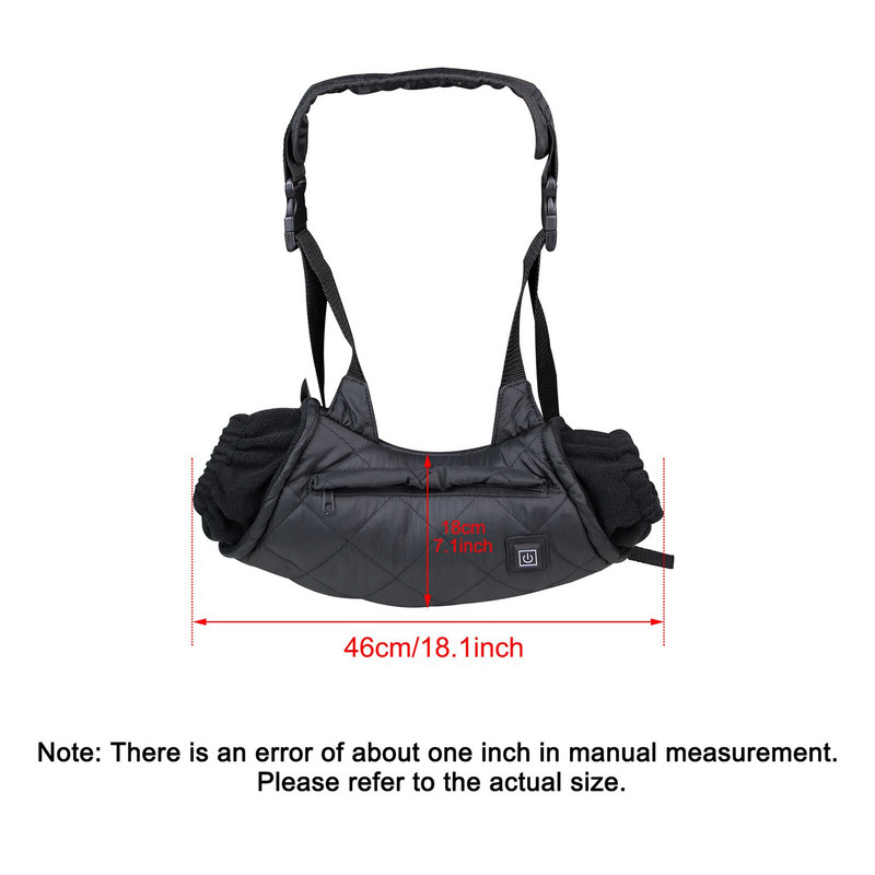 Чантичка за затопляне на ръце Чанта за затопляне на ръце със скриващ се бутон за превключване Водоустойчива торбичка за затопляне на ръце Запазете топлината Горещи ръце Супер нагреватели