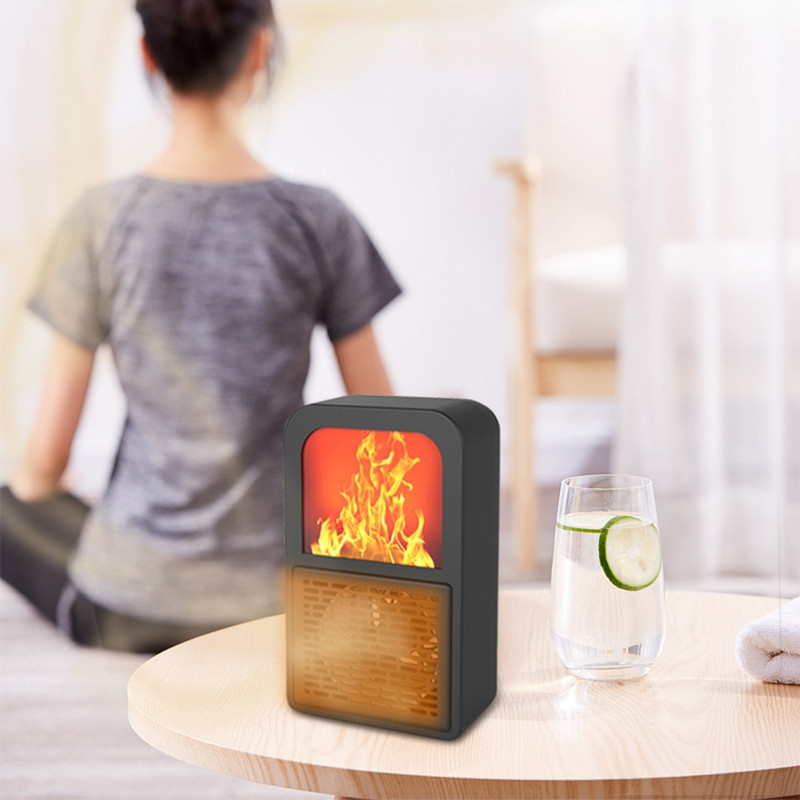 400W 3D пламък нагревател за камина домашен настолен мини електрически нагревател машина зимна печка радиатор вентилатор за горещ въздух за домашен офис