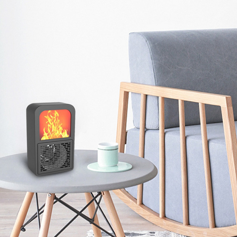 400W 3D пламък нагревател за камина домашен настолен мини електрически нагревател машина зимна печка радиатор вентилатор за горещ въздух за домашен офис