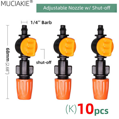 1/4`` 3/8`` Nozzle Drippers Garden Watering Sprayer Misting Ψεκαστήρες ψεκασμού Ψεκαστήρες στάγδην Σύστημα άρδευσης Εφαρμογή με συνδετήρες