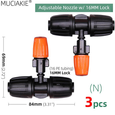 1/4`` 3/8`` Nozzle Drippers Garden Watering Sprayer Misting Ψεκαστήρες ψεκασμού Ψεκαστήρες στάγδην Σύστημα άρδευσης Εφαρμογή με συνδετήρες