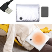 2023 USB Επαναφορτιζόμενη Θερμαντήρας Χεριών Ρυθμιζόμενη θερμοκρασία Ζεστής Σακούλας Γραφενίου Θερμότητα Θερμότητας Φορητό Γάντια Γάντια Ηλεκτρική Θερμοστάτρια Χεριών