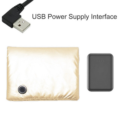 2023 USB Επαναφορτιζόμενη Θερμαντήρας Χεριών Ρυθμιζόμενη θερμοκρασία Ζεστής Σακούλας Γραφενίου Θερμότητα Θερμότητας Φορητό Γάντια Γάντια Ηλεκτρική Θερμοστάτρια Χεριών
