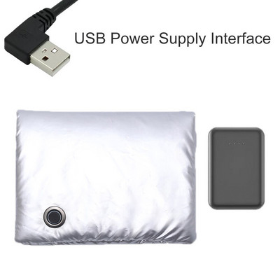 2023 USB Επαναφορτιζόμενη Θερμαντήρας Χεριών Ρυθμιζόμενη θερμοκρασία Ζεστής Σακούλας Γραφενίου Θερμότητα Θερμότητας Φορητό Γάντια Γάντια Ηλεκτρική Θερμοστάτρια Χεριών